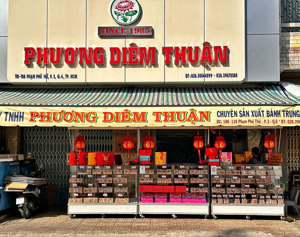 cửa hàng bánh trung thu Phương Diêm Thuận
